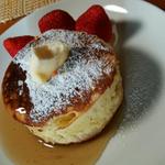 あとりえ ぶぅ - パンケーキセット ホットケーキでした 700円