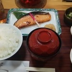 京粕漬 魚久  - さけ京粕漬定食1188