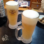 お食事処水仙 - お食事処水仙　プレミアムモルツ樽生