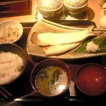 Hakata Motsunabe Yamaya - 日替わり定食(さわら日干し)