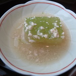 煮物。冬瓜のそぼろあんかけかな