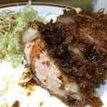 幸楽 - 2015年6月　とんかつはソースで食べましょう。