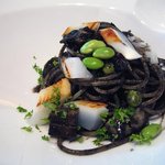 ファニエンテ - 剣先イカとエダ豆　ヴェネチア風イカスミスパゲッティ