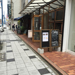 スノドカフェ七間町 - お店入り口。