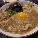 夢ノ弥 - 中華肉玉そば（７００円）。