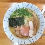 麺屋　むじゃき - 2015年３月　生揚げ醤油そば＋豚チャーシュー増し　730+100円