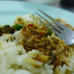 Kuang Heng Pratunam Chicken Rice - 激辛ソース、かけちゃった・・・