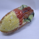 サンドイッチ専門店 ポポー - 名前失念不格好だがとても美味くボリュームある何とかドック　とある土曜日の13時位に伺い、商品は最後の3個。そのうち2個を購入♪