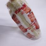 サンドイッチ専門店 ポポー - イチゴサンド（値段失念）とある土曜日の13時位に伺い、商品は最後の3個。そのうち2個を購入♪　へたなケーキより満足のイチゴサンド♪