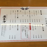 盛多や - ★メニュー