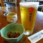 伊豫水軍 - 生ビールの美味しい季節になて来たぞ！サーバーの素地が行き届いとるけんきめ細かい泡のビールが最高よ