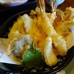 伊豫水軍 - 天ぷらの盛り合わせ美味♡