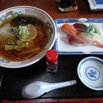 武寿司 - ラーメン寿司セット！