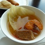 広東料理 センス - スープのアップ