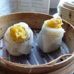 広東料理 センス - きぬがさだけ入りきのこの蒸し餃子