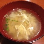 豚まに - たまごスープ