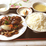 居酒屋火麒麟 - 黒酢豚定食