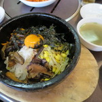 アリラン亭 - 2015.6 NEW 韓国山菜とナムルの石焼きビビンバ