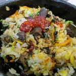 アリラン亭 - 2015.6 NEW 韓国山菜とナムルの石焼きビビンバ