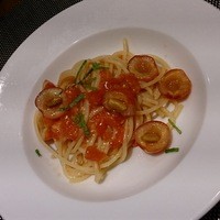 オッジ ダルマット 西麻布店 - 佐渡錦のパスタ。美味!