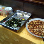 魯園菜館 小田急相模原店 - サラダバー（サラダは未補充だが、この日は麻婆豆腐も食べ放！）