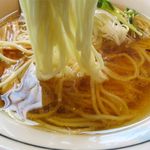 中華そば カリフォルニア - 煮干そばの麺