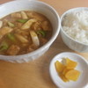 神田パーキングエリア（上り線）「gengedou」 - 料理写真:名物カレーうどんと近江米白飯