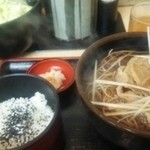 Soba Saku - 鳥南そばセット