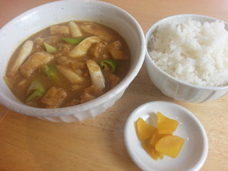 kandapa-kinguerianoborisengengedou - 名物カレーうどんと近江米白飯