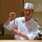 築地すし好 JIN仁 - 平目のえんがわ