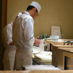 築地すし好 JIN仁 - 大根のかつらむき