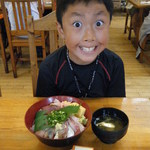 ばんや - 地魚海鮮丼ご飯大盛り（税別１，１００円＋５０円）