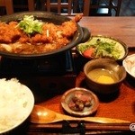 播州 炭右衛門 - チキンカツ煮定食