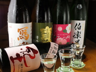 h COCORO - 常時10種以上の日本酒用意しています。