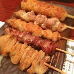 鍛冶屋 文蔵 - 焼き鳥盛合せ☺︎