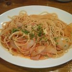 大衆イタリア食堂 アレグロ - パスタ(ベーコンと玉ネギのトマトソース)