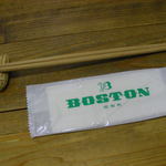BOSTON - 前にも書いたけど、こちらのお店の箸置きがおもしろいよ～ 