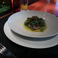ラトリエ ドゥ ジョエル・ロブション - ブランチのコース料理、メインで、魚をチョイス