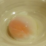 御園天丼 下の一色 - 温泉卵
