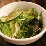 Dining GROOTS - ふわふわ卵のオムライスのサラダ〔15/6/17撮影〕