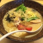 まきの - 夏季限定 冷やし麺 900円
冷やすとスープがより濃厚に感じられて大変おいしかったです！！！！！
