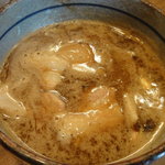 つけ麺屋 桜 - 特製つけ麺（豚玉）　スープ