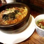 麺と飯 駅前食堂 - 焼きカレー丼　牛すじSサイズ