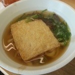 築港麺工房 - きつね山菜うどん