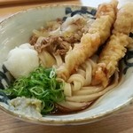 築港麺工房 - 肉ぶっかけ　鶏天トッピング