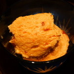 龢 - 【H27.3.4】干し柿とラム酒のアイス４００円。