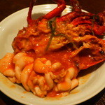 龢 - 【H27.3.4】オマール海老と鱈白子　牡蠣とアメリケーノのソース２６００円。