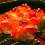 龢 - 【H27.3.4】本鱒の棒寿司９００円。