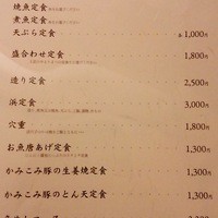 魚めし 竹亭 - お昼のめにゅー