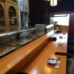 鮨駒 - 内観（カウンター）